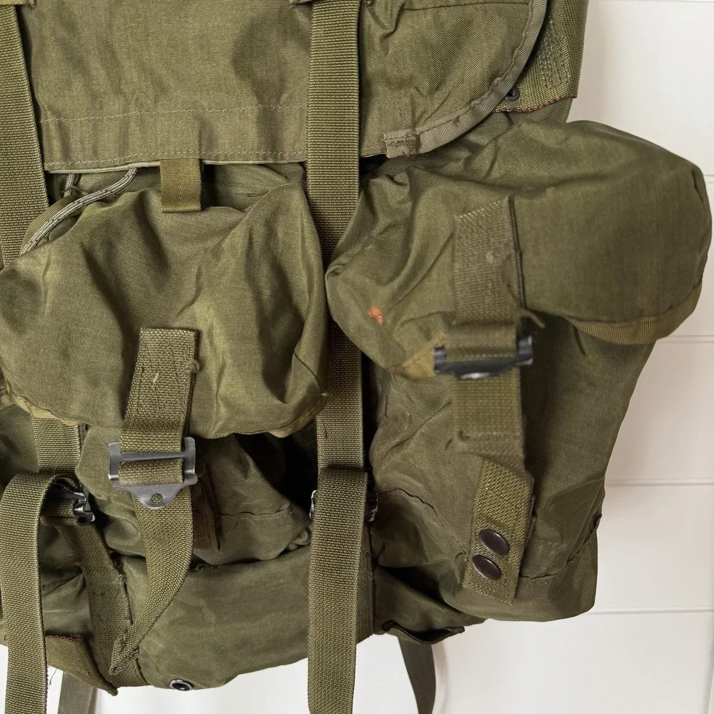 US Army Large Combat Ruck Sack Field Pack Backpack Militaria No Frame‎ VTG